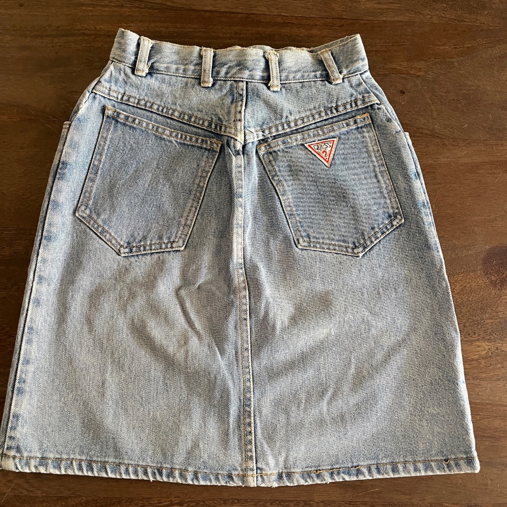 Vintage 1990s George Marcianoo For Guess Jeans Mini Skirts Size 27s